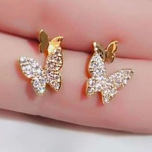 🦋 Dainty Double Butterfly Earrings 🦋